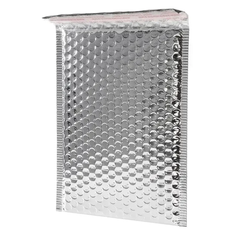 Бумажные конверты 50 шт. Пенопластовый конверт Самозапечатывающиеся почтовые конверты Мягкая доставка с пузырьковой почтовой сумкой Транспортные пакеты Черное золото Серебро