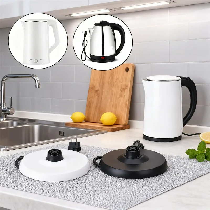 16A Electric Kettle= Base Replacement For Steam Switch Handle,Heating Chassis With Wiring For DIY Repair (29/21/12mm)