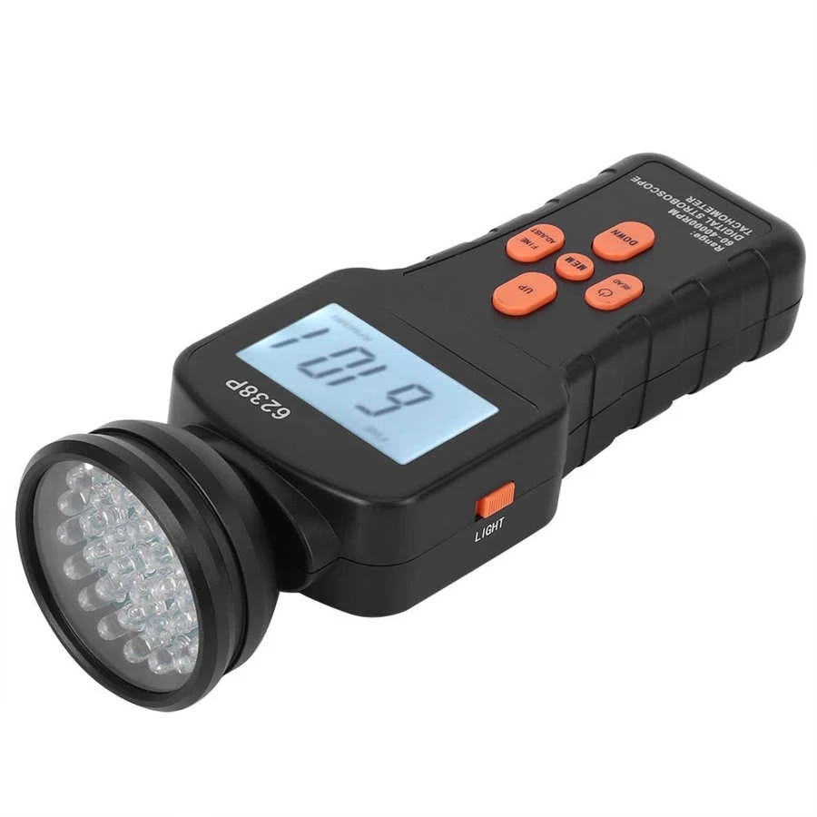 VICTOR 6238P Manufacturer 60 - 40000 RPM Digital Stroboscope Instrument Portable Tachometer Stroboscope