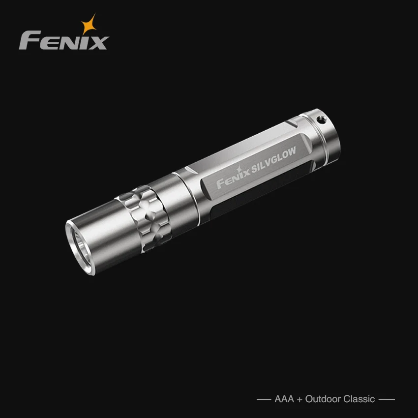 Fenix SILVGLOW 100 Lumumen Mini portable stainless steel limited edition color AAA flashlight