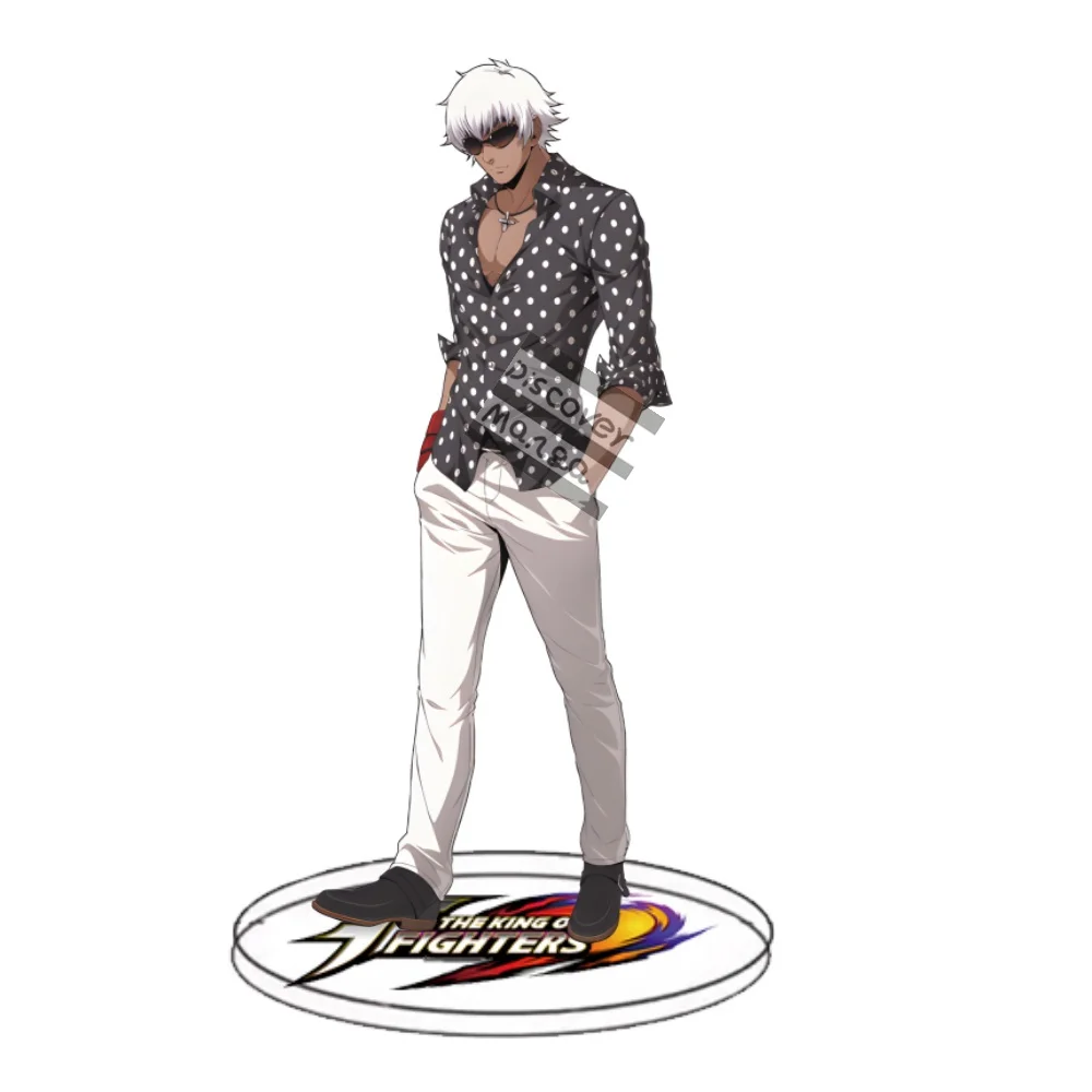 15CM Anime The King Of Fighter Boy Acrylic Stand Model Cosplay Charm Characters Ornament Accessories Goods Collection fans Gifts