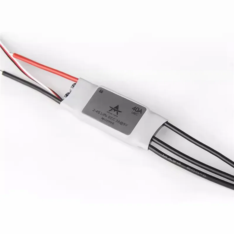 

CYGJ-AT 40A 4S ESC Electronic Speed Controller 2-4S Lipo BEC 5V 3A Brushless ESC For RC FPV Drone