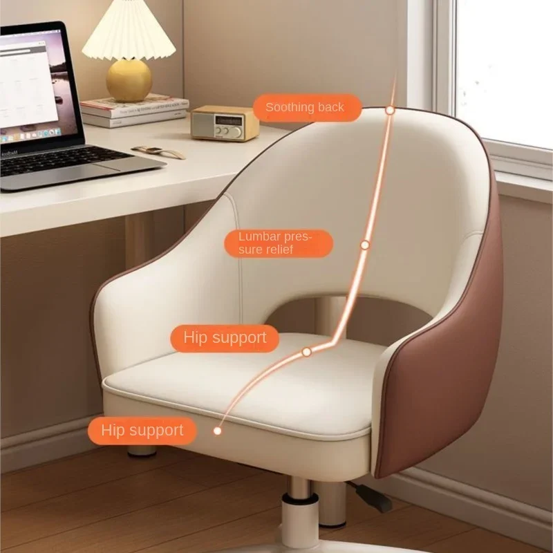 Small And Simple Computer Chair Suitable For Small Household Comfortable Writing Chair Learning Lift Rotating Office