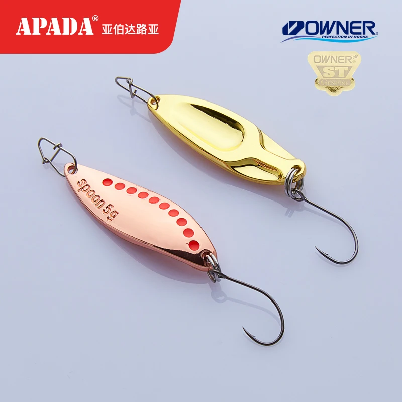 

APADA Alberta 042 Water Beetle Snake 2.5 - 7 grams Japanese OWNER Feather Stream Single Hook Lure with Flashing Lure