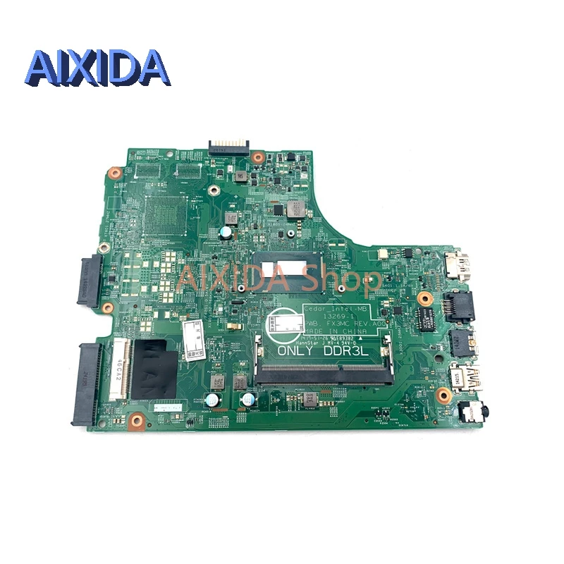 AIXIDA 13269-1 PWB.FX3MC REV:A00 CN-0HRG70 HRG70 for Dell Inspiron 15 3442 3542 3443 3543 5748 Laptop Motherboard 2957U CPU