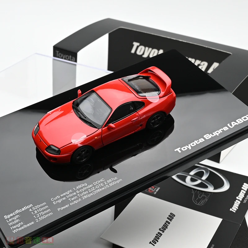 

В наличии 1:43 Модель автомобиля Toyota Speedmaster A80 из литого под давлением сплава, игрушка для мальчиков, подарок на фестиваль для детей, коллекционное украшение для взрослых.