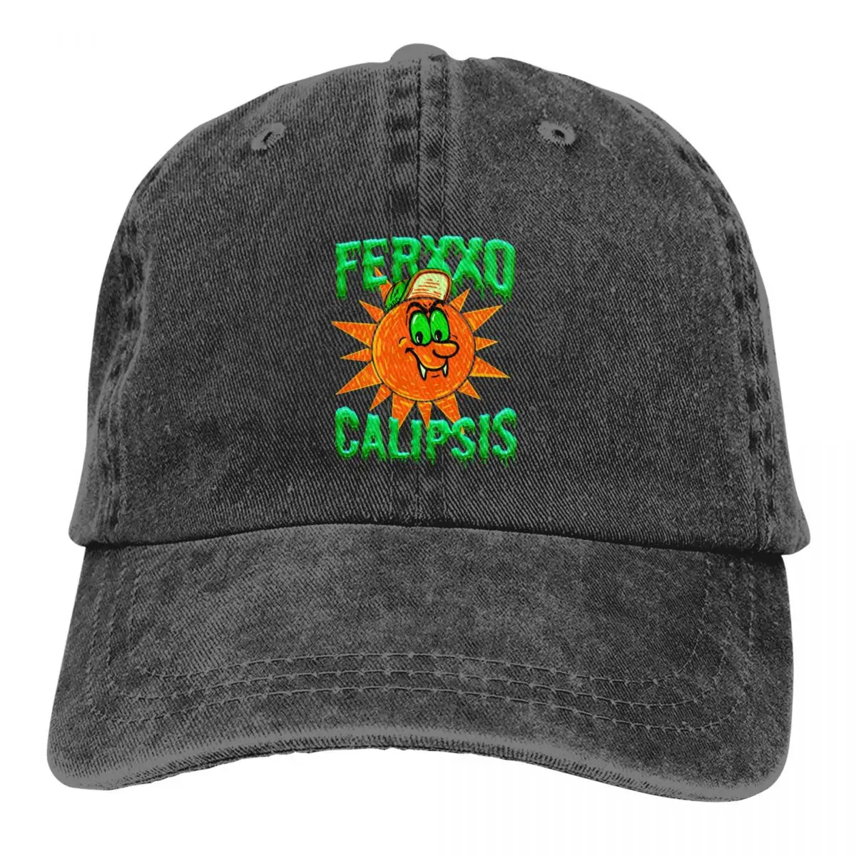 Ferxxo Ferxxocalypse-Gorras de béisbol para hombre y mujer, sombrero Vintage desgastado de mezclilla lavada, rapero Hip Hop, estilo Unisex, para viajes al aire libre, 2024