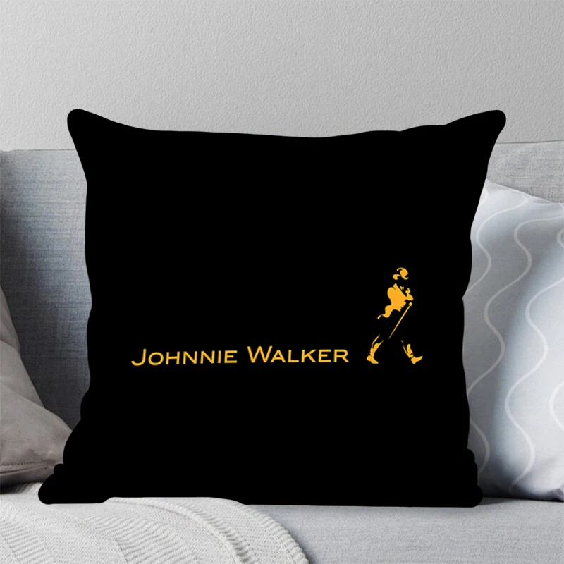 Comfortable pillow room bedroom office coffee shop car pillow living room J-Johnnie Walkers pillowcase Whiskey brand Home Decor