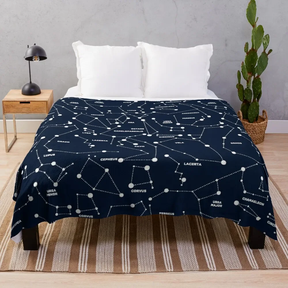 

Constellation Throw Blanket for winter Soft Plush Plaid Plaid on the sofa Flannel Blankets