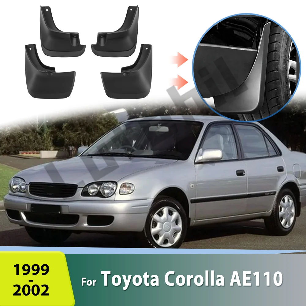 Für Toyota Corolla AE110 1999 2000 2001 2002 Kotflügel-Schmutzfänger Spritzschutz Schmutzfänger Auto-Zubehör