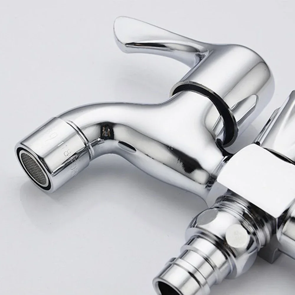 Kitchen & Bathroom Copper Faucet Wall Two Way Water Tap Control Method Single Handle Single Control