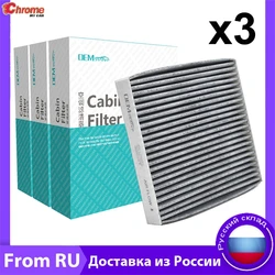 3x Pollen Cabin A/C Aircon Air Filter For Toyota RAV4 Matrix Prius Yaris Lexus ES IS LS RX 87139-YZZ08 72880-AJ000 87139-52020