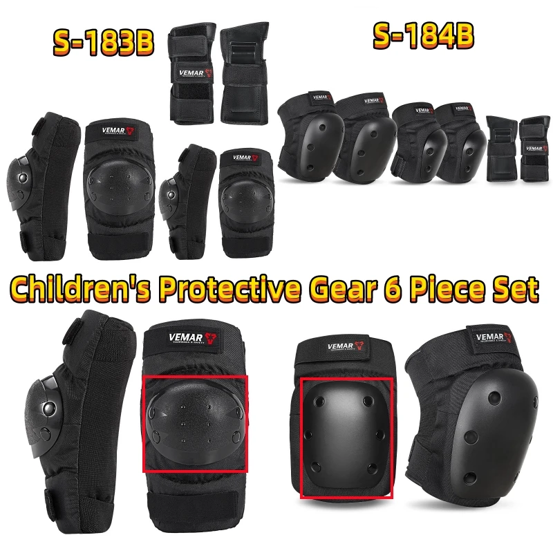 Children's Protective Gear Sets Protect Elbows Knees Bicycle Riding Roller Skating Outdoor Sports Children's Protective Gear