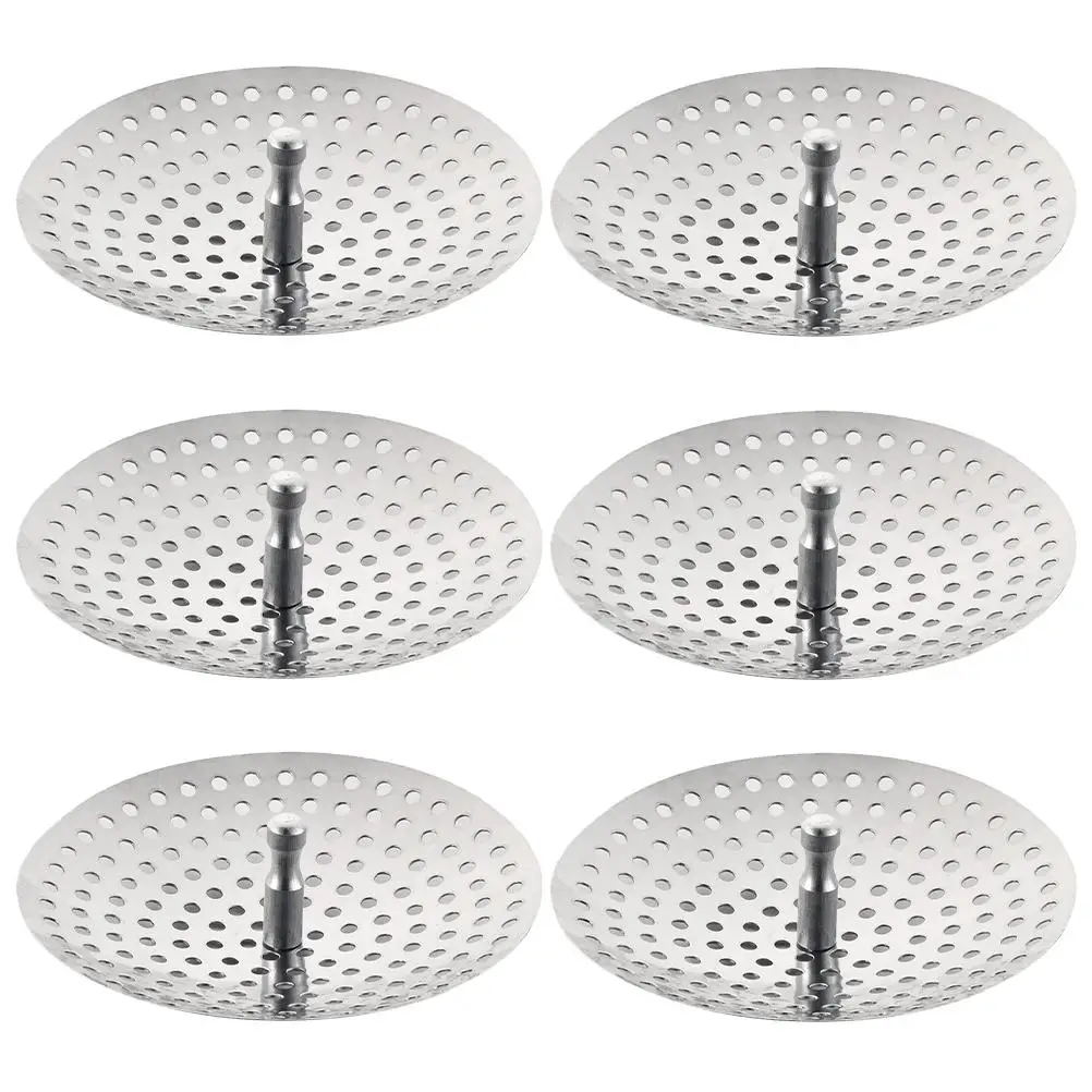 

6 Pcs Kitchen Sink Filter Drain Screen for Sewer Glass Strainer Sieve Sink Strainer Metal Kitchen