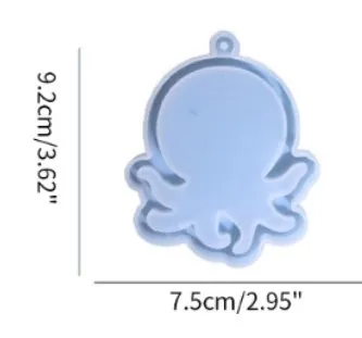 Silicone Quicksand Shaker Mold for DIY Jewelry Making