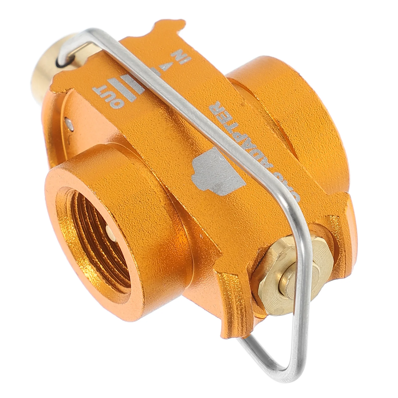 

Flat Tank Refill Adapter Valve for Camping Hiking Propane Tank Input Converter Gas Canister Fuel Transfer Connector Outdoor