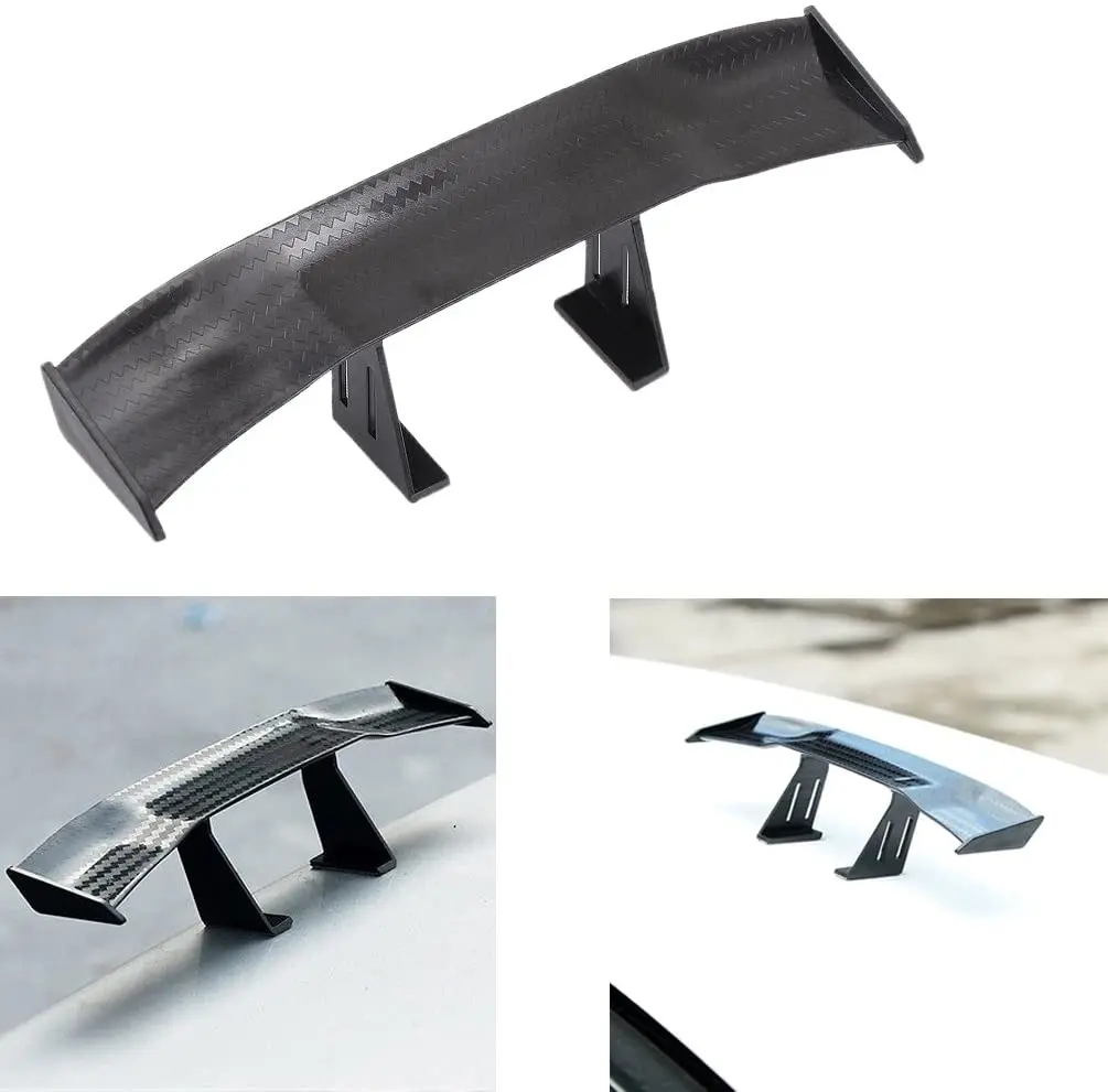 Universal Mini Spoiler Wing For All Car Spoiler Wing Carbon Fiber Auto Car Tail Decoration Exterior Accessories car Styling Tool