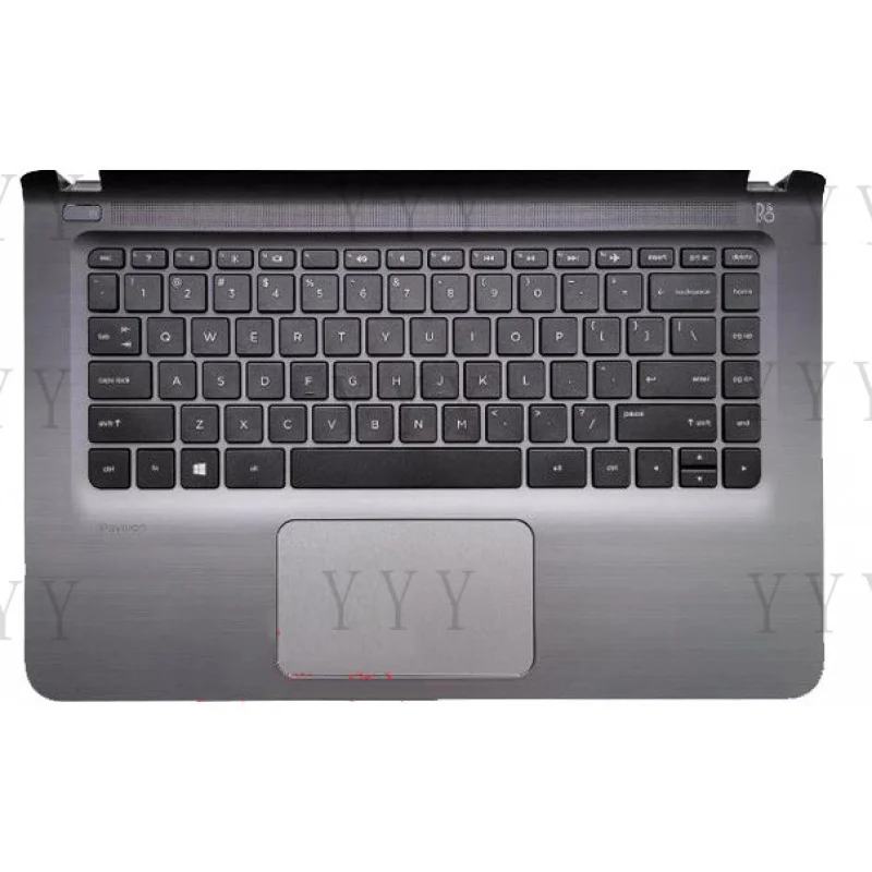 Y+    For HP Pavilion 14-AB TPN-Q158 806756-001 US Palmrest w/Keyboard