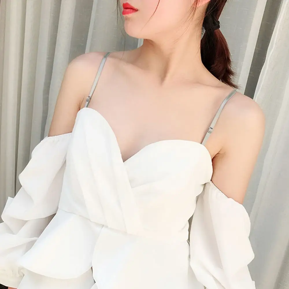 

Свадебные нейлоновые эластичные летние интимные аксессуары, невидимый ремень для бюстгальтера, аксессуары для бюстгальтера, плечевой ремень