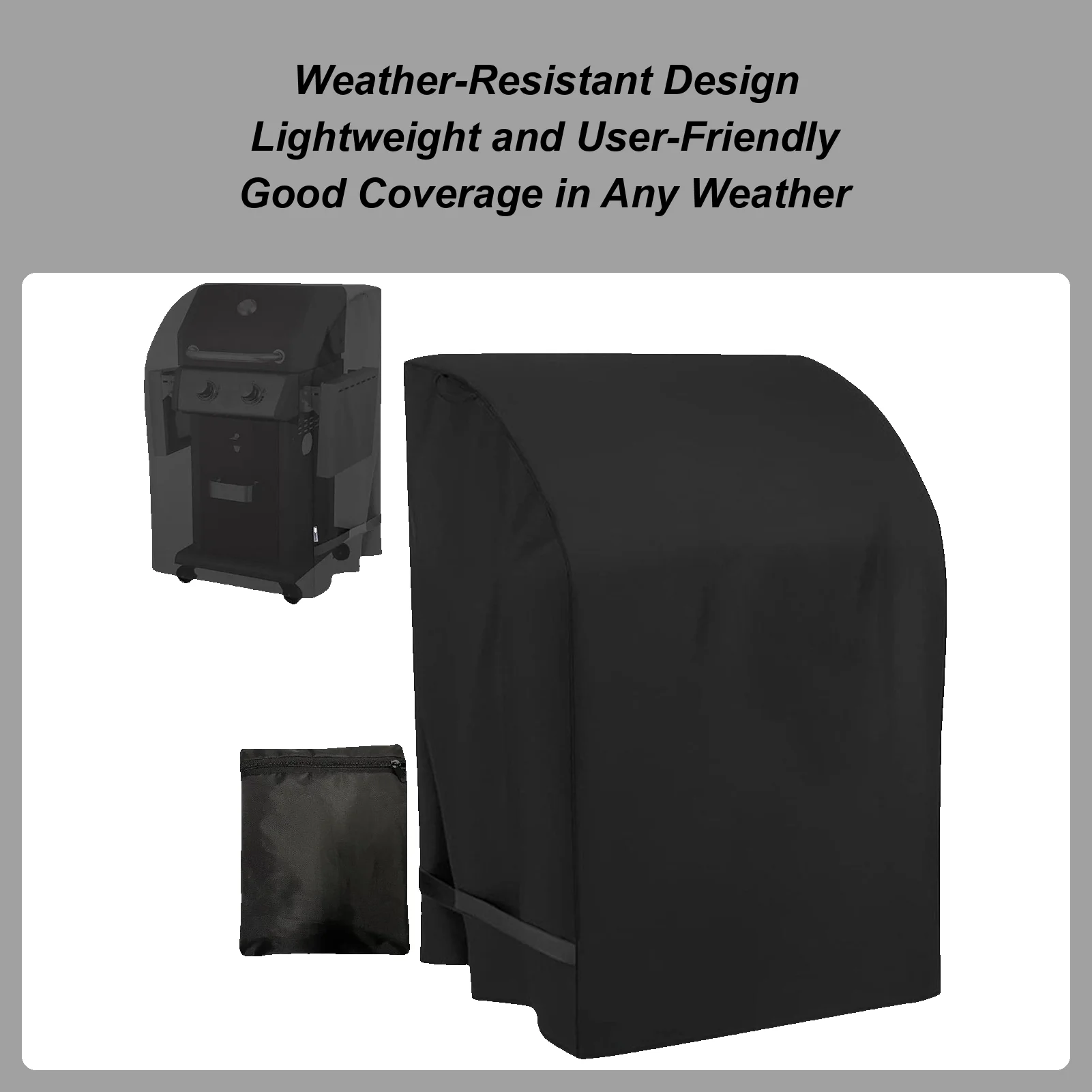 

Чехол для барбекю, уличный пылезащитный водонепроницаемый Weber, сверхмощный чехол для гриля, защита от дождя, уличный устойчивый чехол для барбекю, угольный гриль