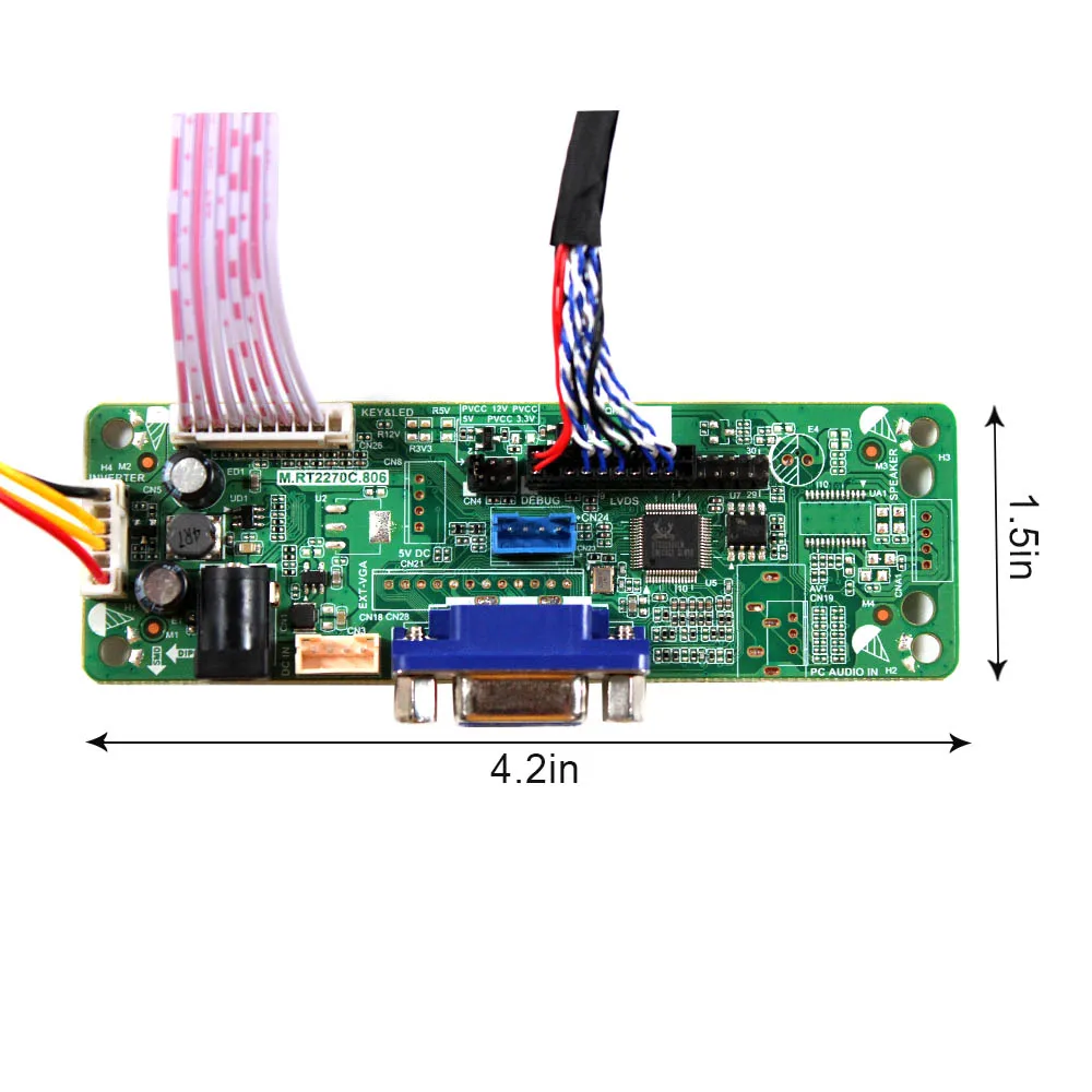 لوحة تحكم VGA LCD لشاشة 14.1 بوصة 1024x768 L141X1-1 LCD
