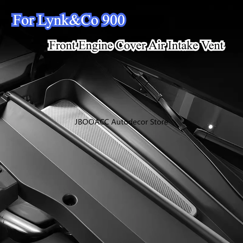 

Передняя крышка двигателя автомобиля, вентиляционное отверстие, пылезащитная крышка для Lynk & Co 900 2025, внешние модификационные накладки из нержавеющей стали