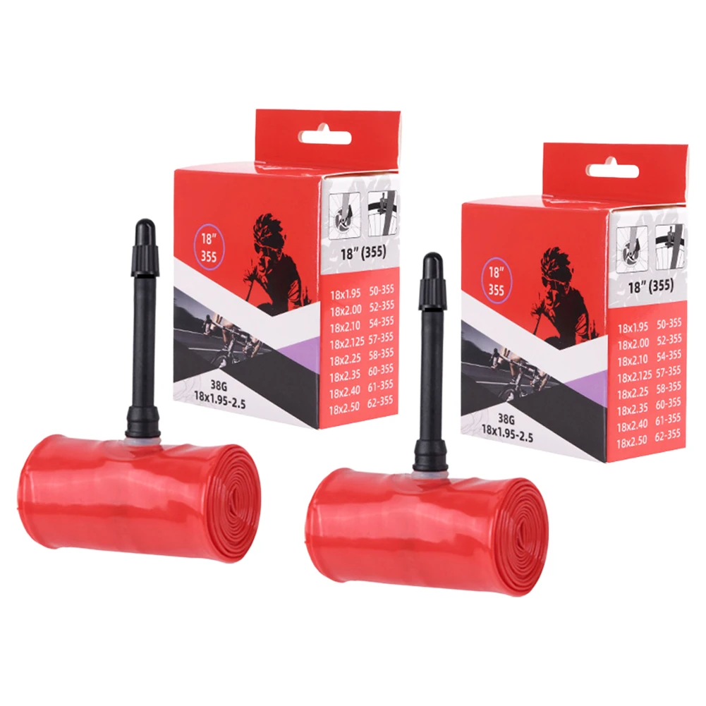

Bike Maintenance Outdoor Riding 355 1.25-1.75 45mm 18inches Bike Tube Inner Tube For Bike Rubber Reinforced Seal