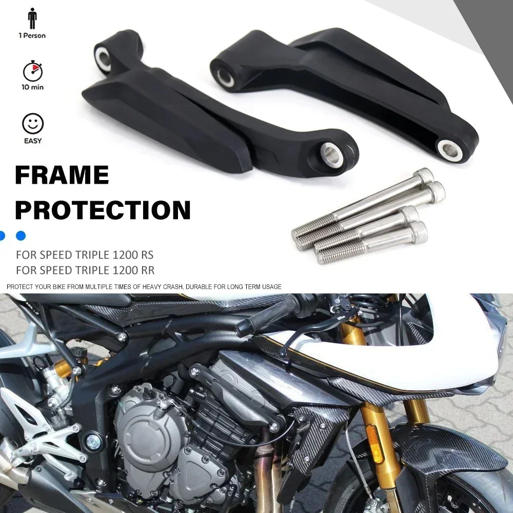 

New Frame Sliders Crash Falling Protection Guard For Speed Triple 1200 RR Engine Protection Sliders For SPEED TRIPLE 1200 RS