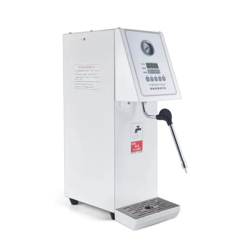 

Commercial 3000w Milk Tea Equipment Stainless Steel Electric Hot And Cold Steam Water Boiling Milk Froth Machine