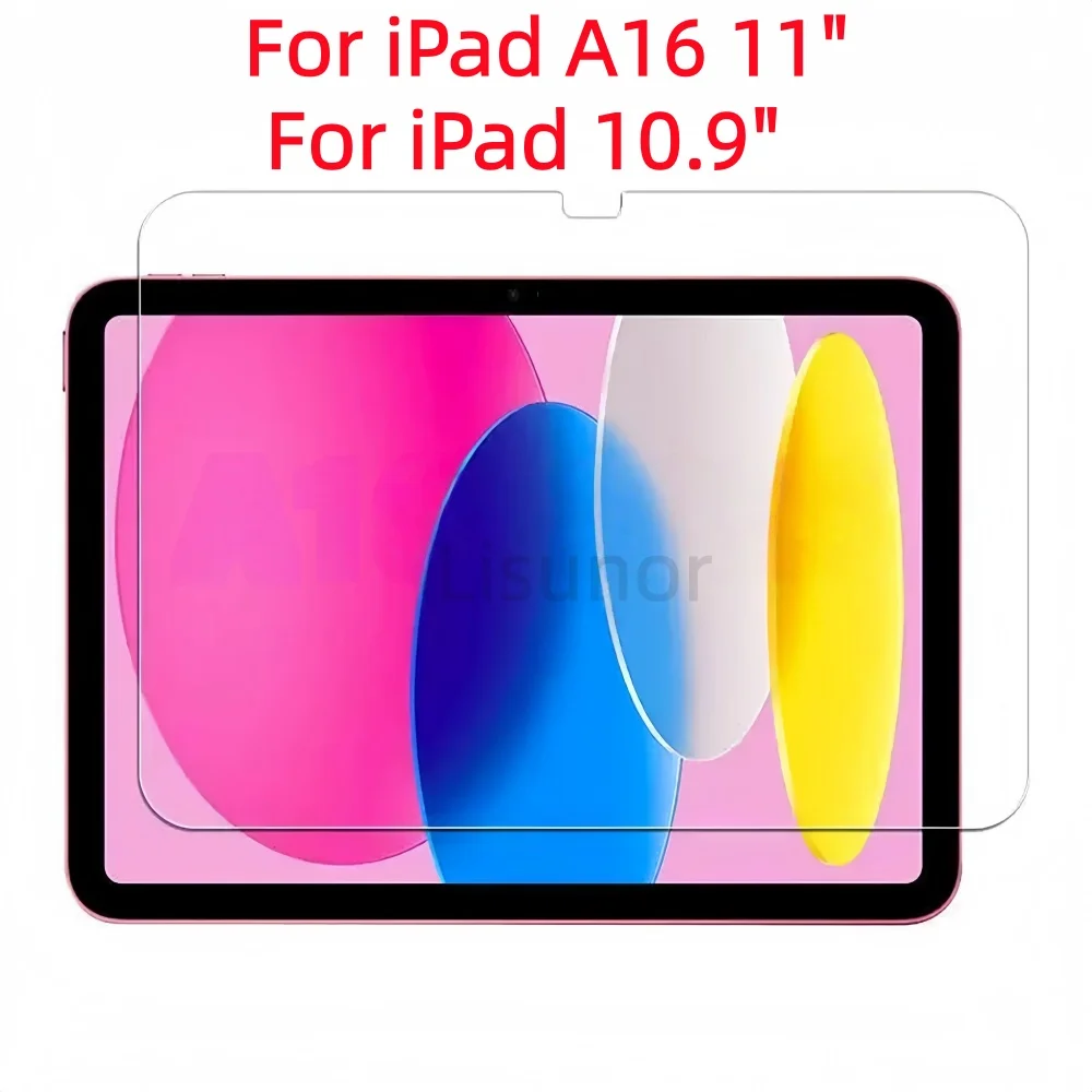 1PCS Tablet Tempered Glass Screen Protector For iPad A16 10.2 9.7 10. 5 10.9 Pro 11 10 9 8 7 6 5 Air 4 3 2 Mini Protective Film