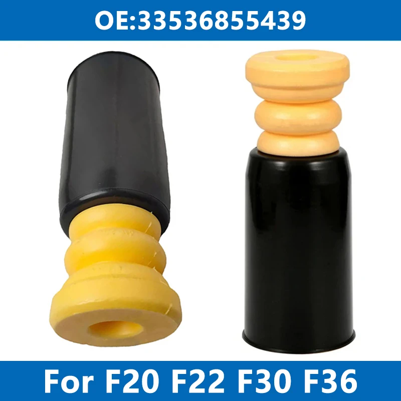 Amortecedor de borracha para suspensão dianteira e traseira de carro, 2 peças 33536855439 para bmw f20 f30 f36 116 218 320 328 328 335 420 440