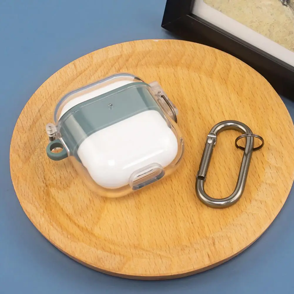 Protective Headphones Case 360 degree Transparent Headphones Case with Waterproof for Airpods2/1 for