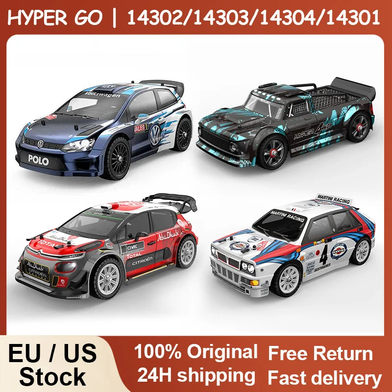 HYPER GO RC MJX 14304 14303 14302 High Speed Drift Car  With Gyroscope - Electric Toy for Kids Volkswagen Racing Gift