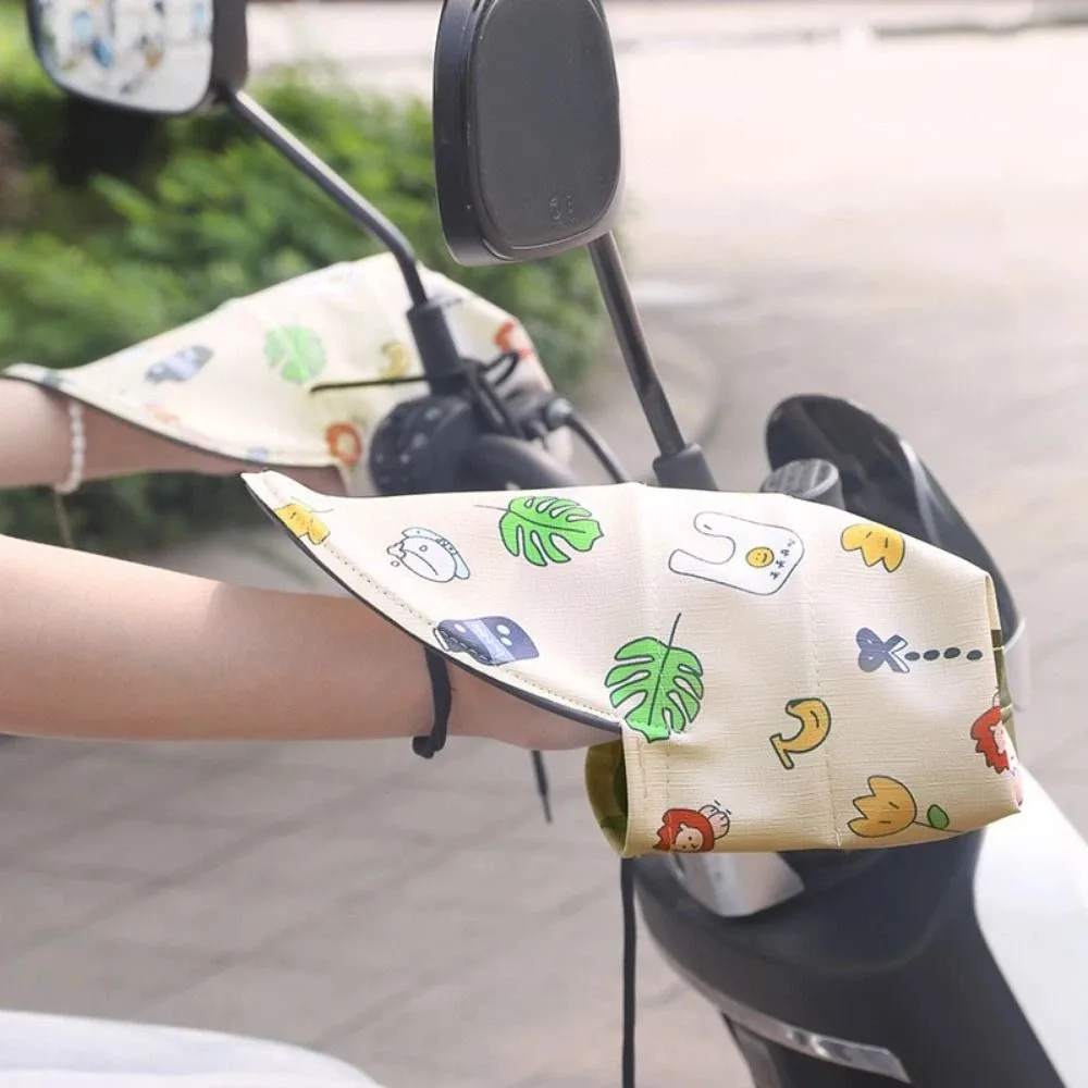 

Fashion Breathable Motorcycle Handlebar Gloves Windproof Modification Parts Decor Handle Bar Cover Universal Handles Protector