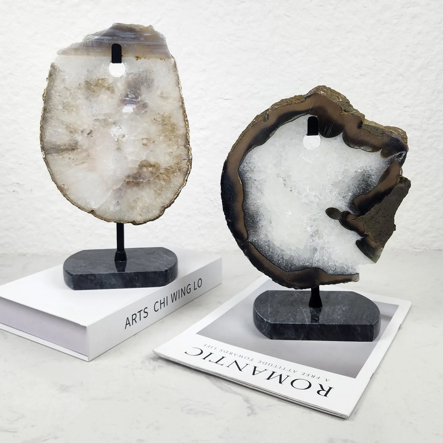 Ornament Creative Marble Metal Ornament Model Room Living Room Bedroom Entrance TV Cabinet Home Decoration