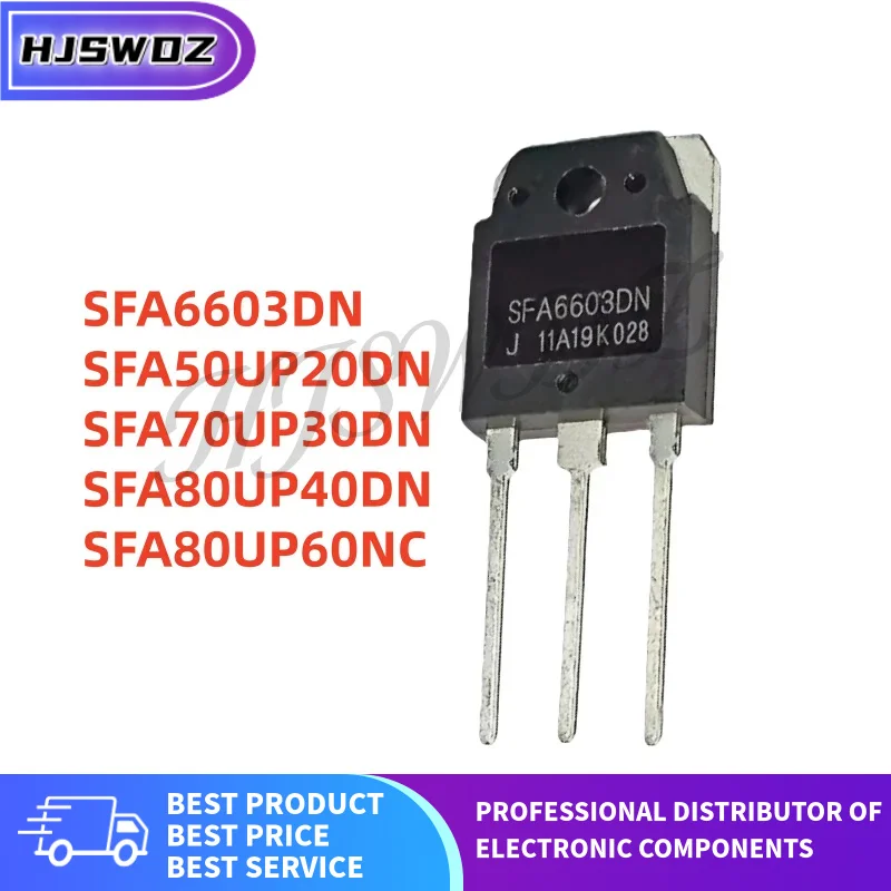 5/PCS 100% New SFA50UP20DN SFA6603DN SFA80UP40DN SFA80UP60NC SFA70UP30DN TO-3P Fast recovery diode