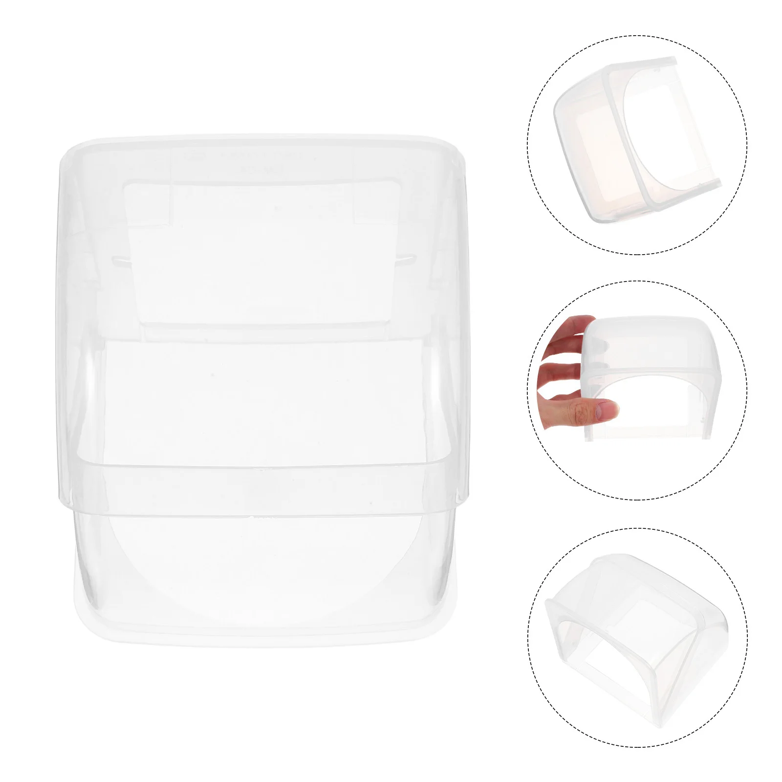 

2Pcs Weatherproof Socket Protector Clear Plastic Outdoor Electric Outlet Cover Waterproof Cover for Outdoor Electrical Safety