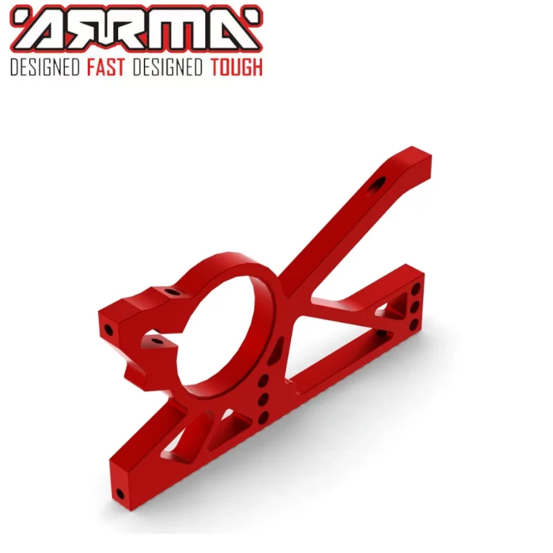 Original ARRMA AR320261 BULKHEAD MID-FRONT ALUMINIUM (RED) (1PC) For ARRMA BIGROCK FAZON NERO