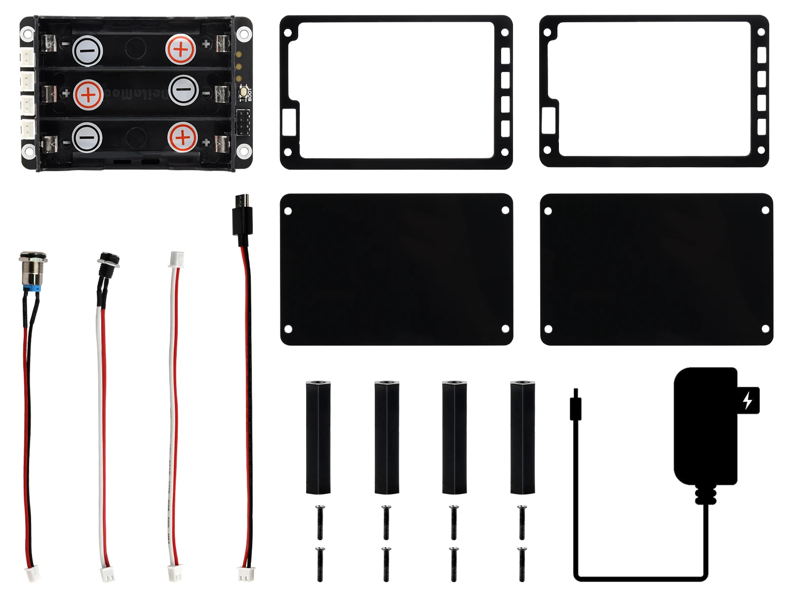 Waveshare Uninterruptible Power Supply Module, Supports Charging And Power Output Same time, 3S & 5V 5A for Raspberry Pi 5/4B