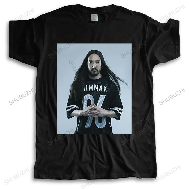 hot sale mens brand tshirt male luxury tops summer Ibiza Steve Aoki T Shirt Dj Electro House Music Mens Cotton O-neck T-shirt