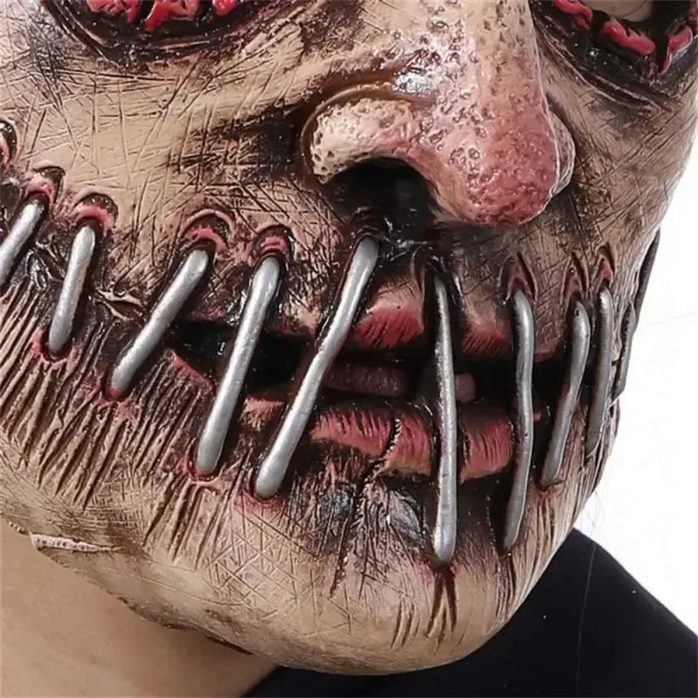 Halloween Party Latex Remark Soft And Comfortable Fun Creativity Weird Ghost Mask Hauntingly Realistic Ghost Mask Ghost Costume image 2