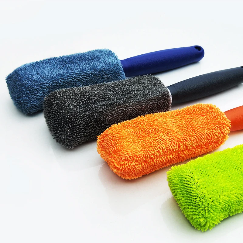 Chenille Car Wash Gloves Microfiber Wipe Car Sponge Scratch Free Car Wash Cleaning Coral Velvet Double-Sided Car Cleaning Tool