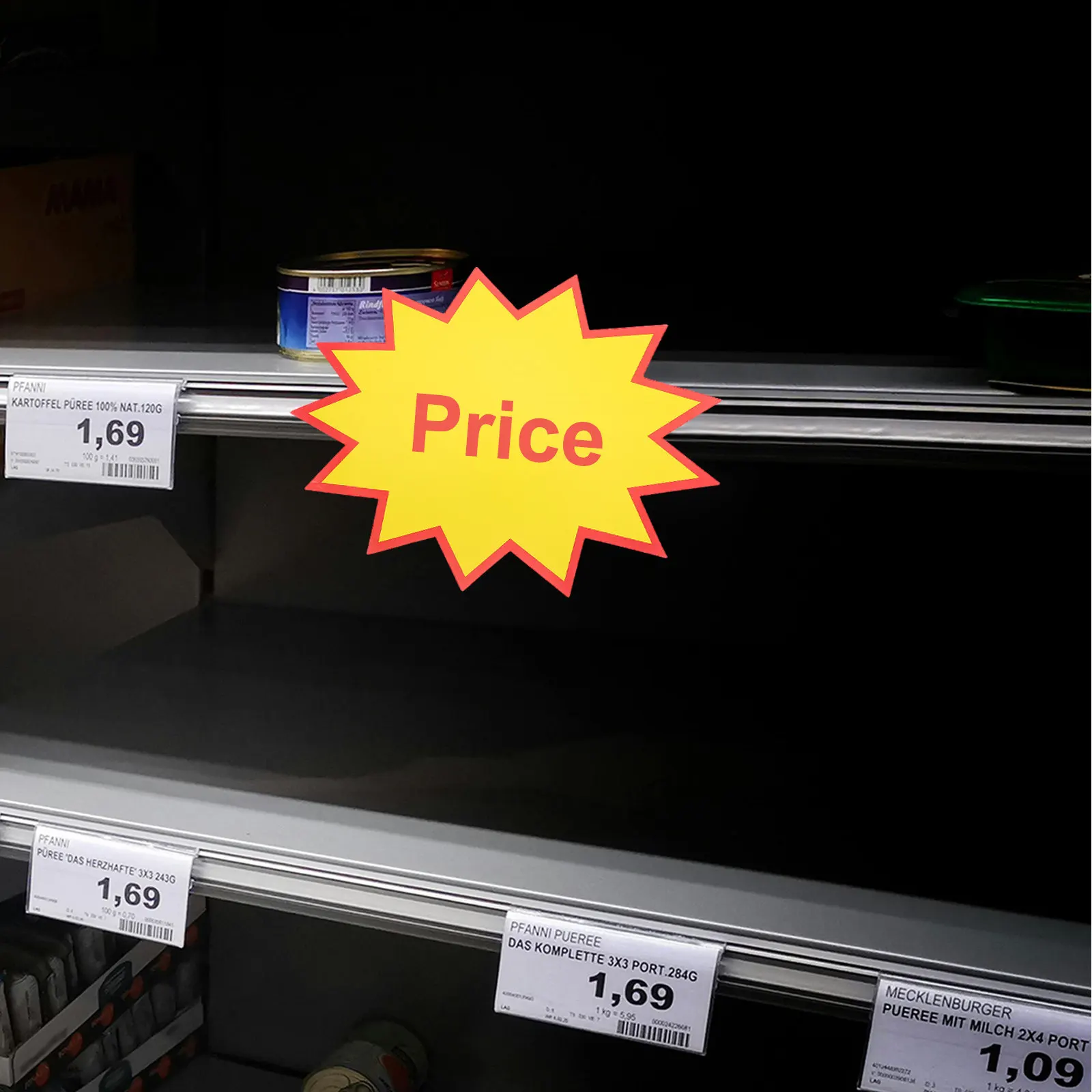 30Pcs Blank Advertising Paper Explosion Stickers Eco Friendly for Office Classroom Price Tags Party Favor Labels