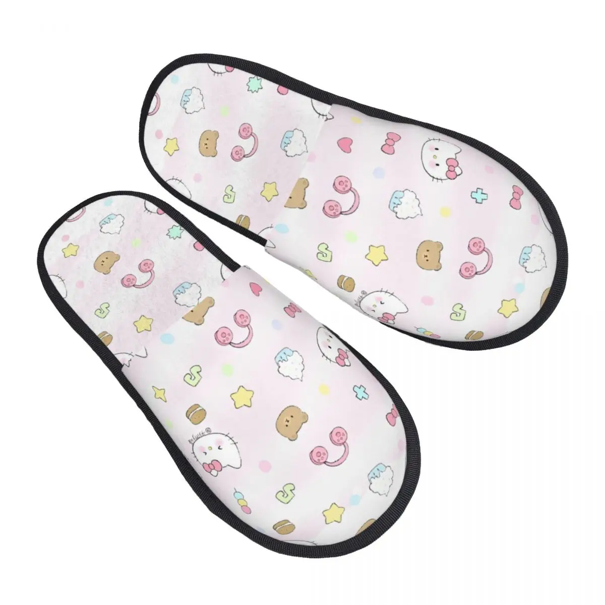 Sanrio Character Cotton Slippers Indoor Cozy Memory Foam Slippers Non-slip