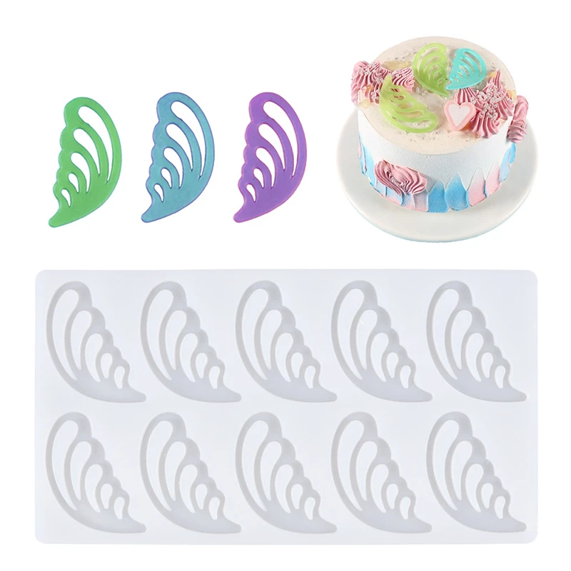 

1pcs Wing Shape Silicone Mould Fashion Pendant Mold DIY Craft Cake Baking Tools Decorating Tool Candy Chocolate Cupcake Molds