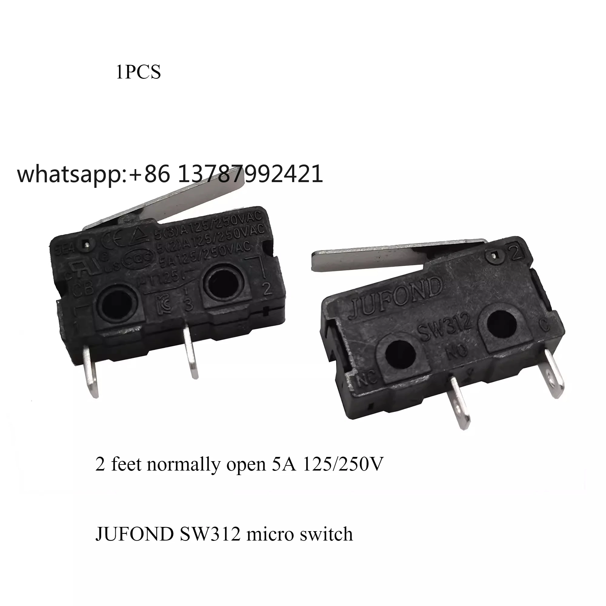 1PC Suitable for meat grinder switch JUFOND SW312 two-pin micro 