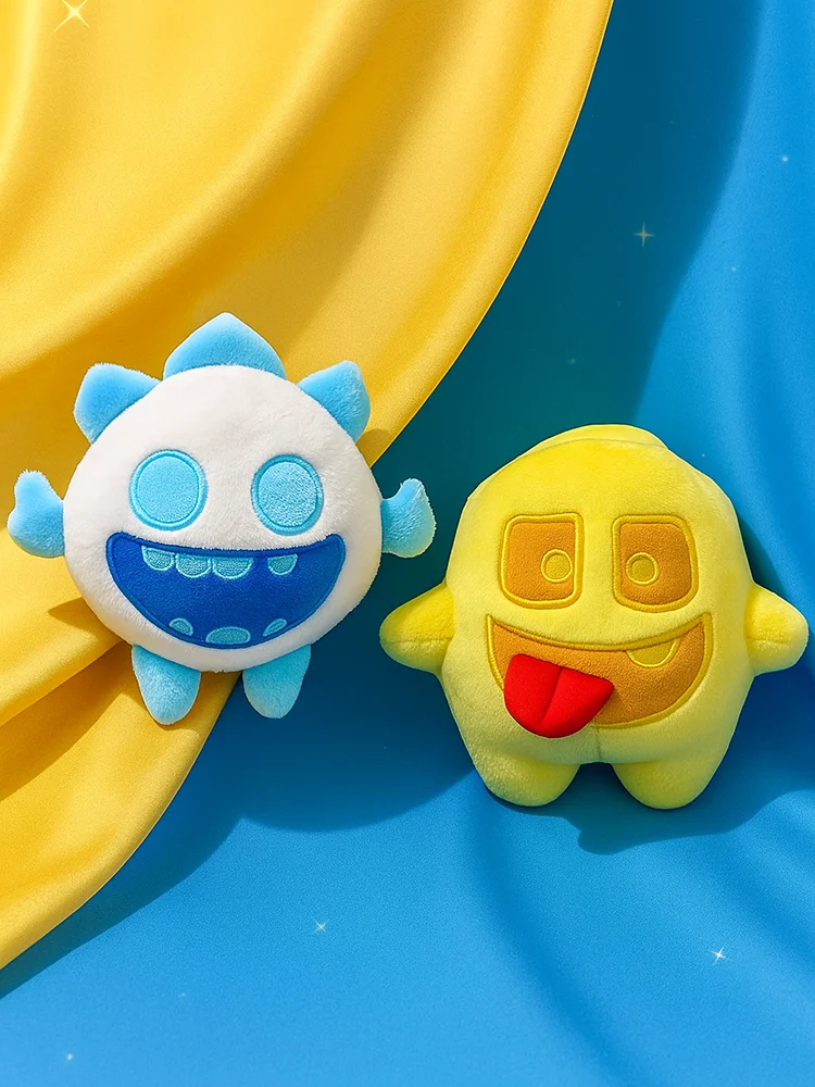 25cm Clash Royale Heilender Geist und Eis-Geist Plüschpuppe mit Staubschutztasche, Interessante Festtagsgeschenke – Detail 2