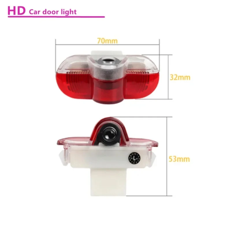2Pc Car Door Wireless LED Welcome Projector Ghost Shadow Light For Skoda Superb Octavia A5 Octavia Febia Octavia Roomster Superb