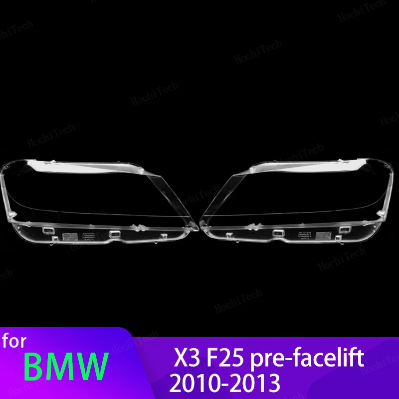 

Transparent Housing Front Headlights Lens Shell Glass Lampcover Head Lights Cover for BMW F25 Pre-facelift 2010-2013