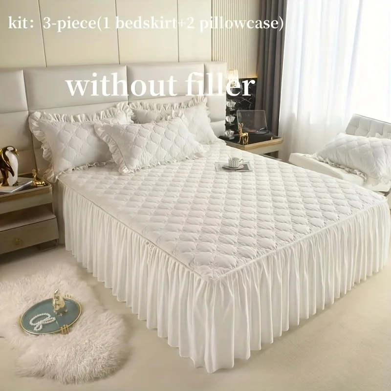 juego-de-3-piezas-falda-de-cama-de-color-liso-cubrecama-acolchado-protector-de-colchon-cubrecama-suave-al-tacto-1-falda-de-cama-2-fundas-de-almohada